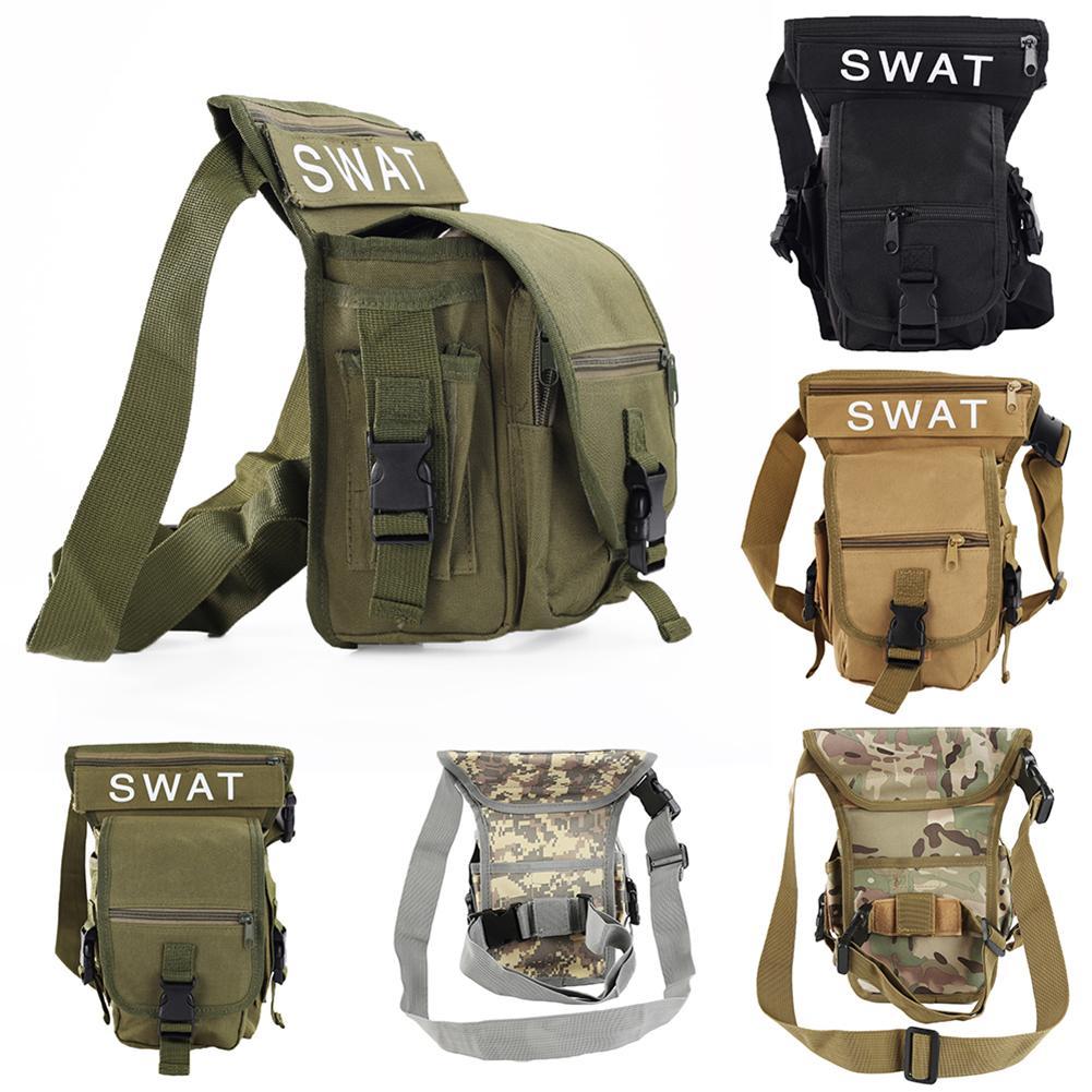 패션 드롭 레그 가방 야외 스포츠 라이드 액세서리 벨트 가방, 육군 사냥 방수 허벅지 다리 파우치 하이킹 사이클링 가방